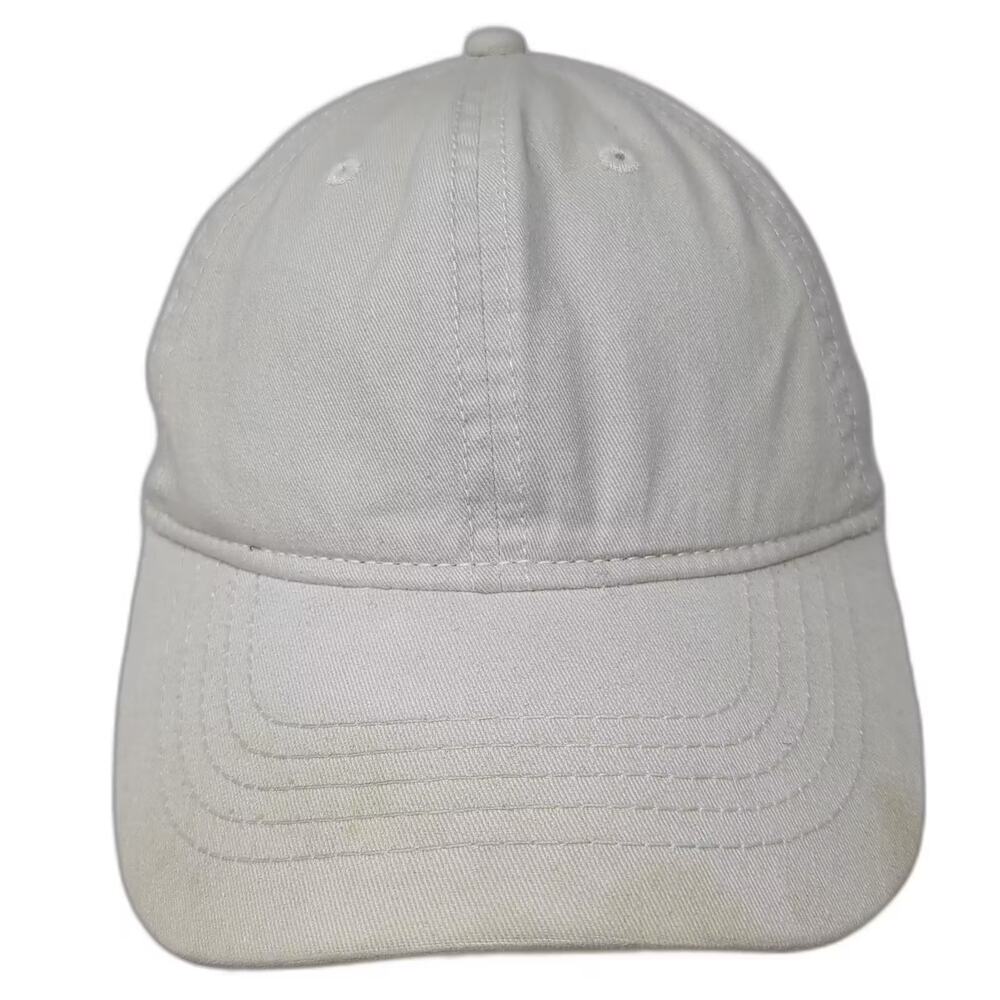 Beige Baseball Cap One Size Cotton Adjustable Slideback Blank Plain Solid Hat